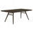 Grey And Dark Walnut Rectangular Dining Set-894419508