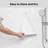 Corner Shower Mat Non Slip - 21 X 21 Inches Corner Shower Mats For Inside Shower, Non Slip Triangle Shower Mat, Corner Shower Stall Mat With Suction Cups, Machine Washable, White