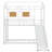 Alexsi Twin Over Twin Metal Bunk Bed ,Metal Housebed With Slide-983527485-983527483