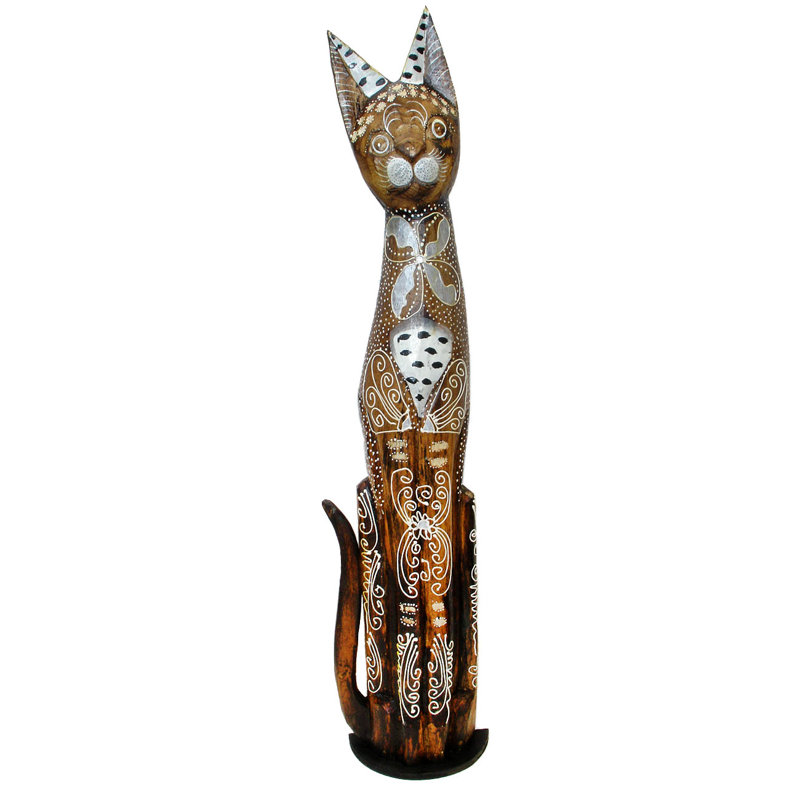 Statue de cornichons Cahaya, H 32 po x l 5 po x P 3 po