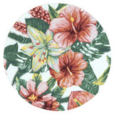 Perao Floral Green/Pink Indoor/Outdoor Area Rug