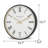 Modern Contemporary Round Luxury 15.75" Metal Wall Clock-732987573