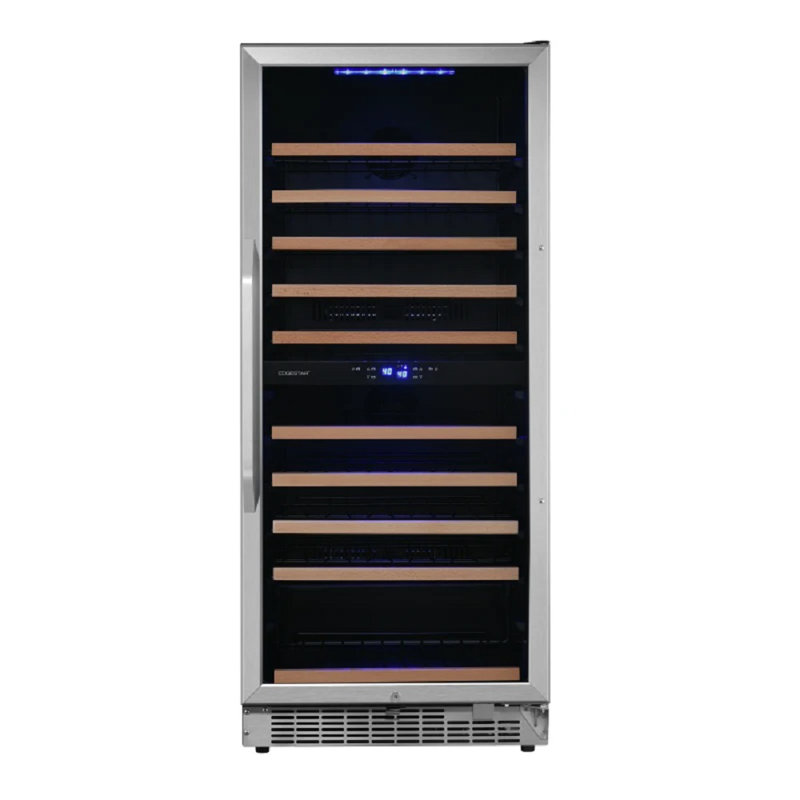 EdgeStar Dual Zone 23.44'' 101 Bottle Wine Refrigerator with Reversible Door