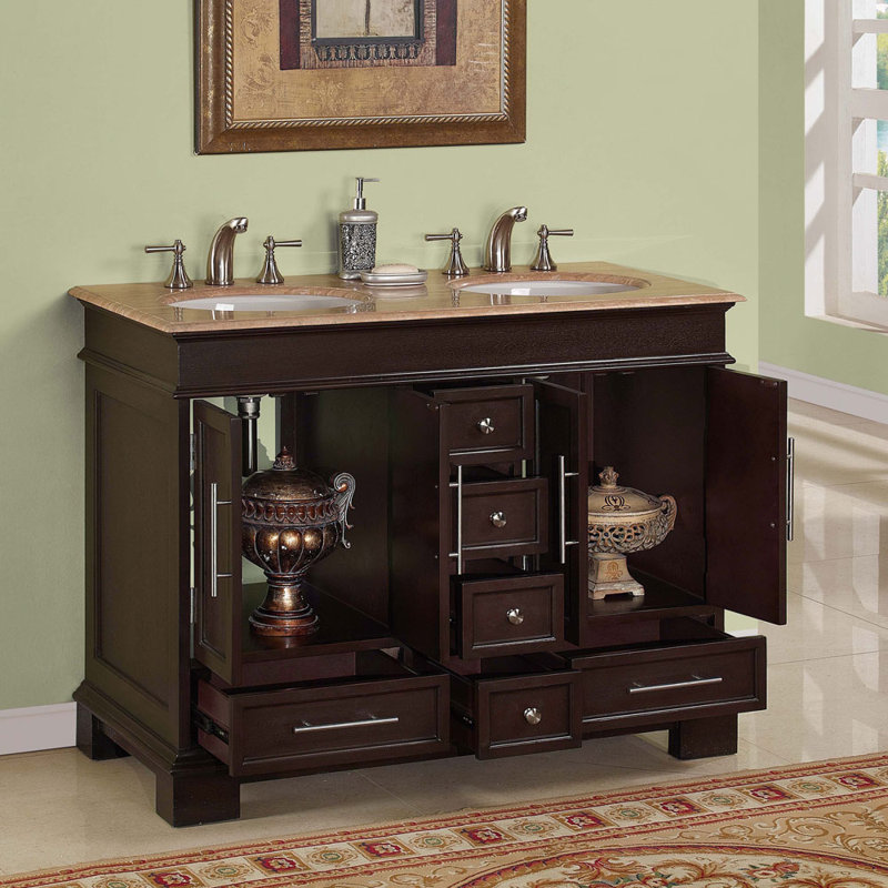 Ensemble de meuble-lavabo double 48 po Marts