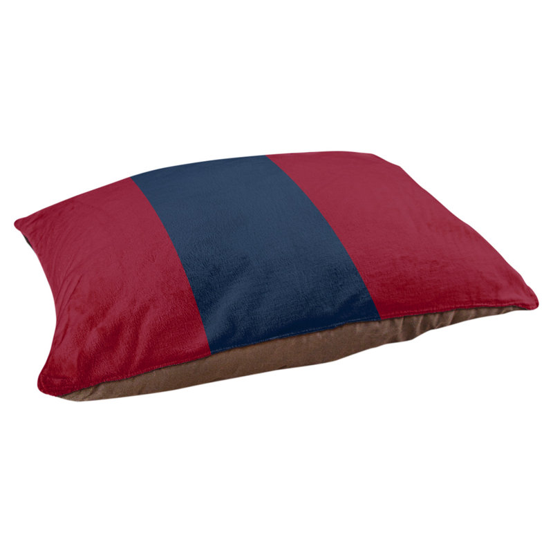 Coussin Designer, Grand (L 40 po x l 50 po), Rouge / bleu nuit polaire