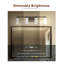 Éclairage pour salle de bain 4 lumières DEL à intensité variable moderne, 5 températures de température réglables, bronze huilé-1221880633-1221880624-1221880639