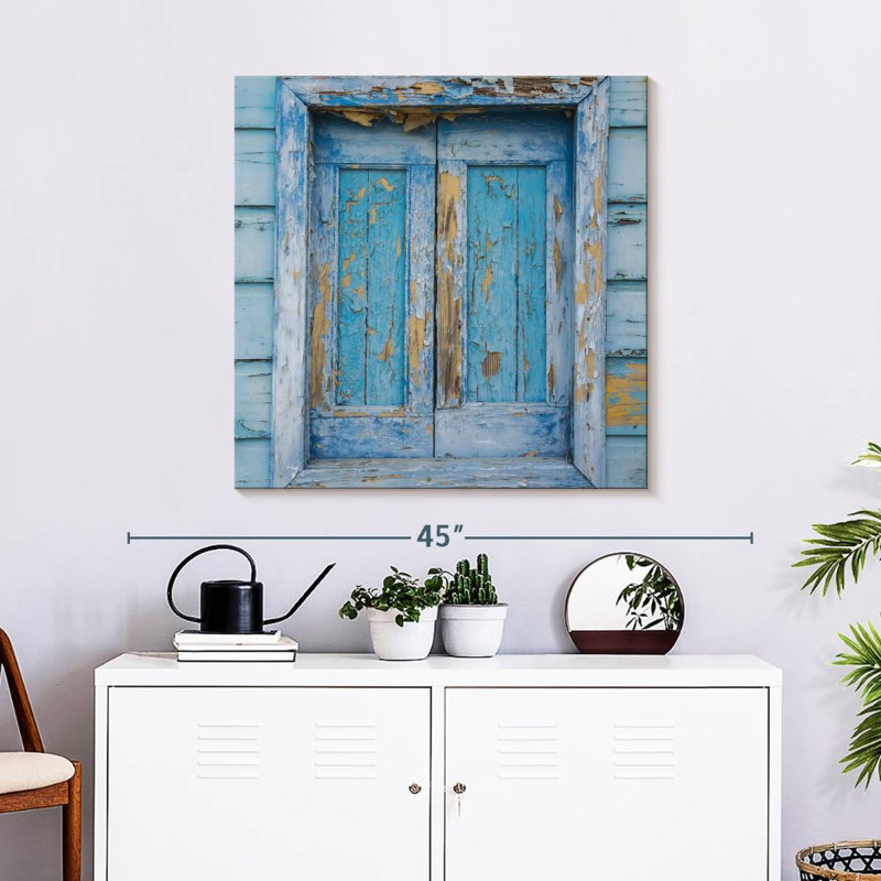 Fenêtre Lilie Blue, H 30 po x l 30 po