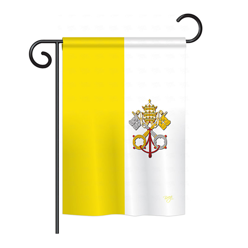 Patriotic Multicolor Polyester Garden Flag, 18.5" x 13"