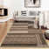 Geometric Machine Washable Rug for Living Room Bedroom Striped Non-Slip Low Pile Rubber Backing Area Rug for Playroom Office Kitchen Dining Room Dorm and Bedside Decor