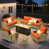 Orange-rouge
