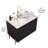 Tarna 30" Freestanding Bathroom Vanity with Round Ceramic Basin & Sintered Stone Countertop-129210928-129210939