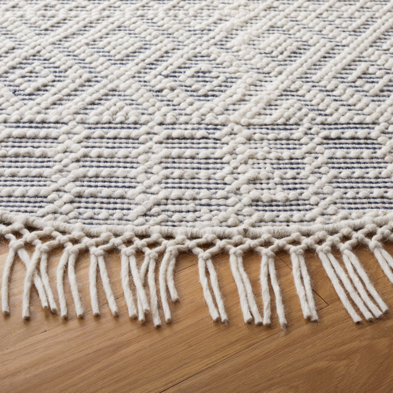 Vintage Look Hand Woven Area Rug, Round 183 cm