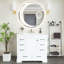 Ensemble de meuble-lavabo simple 36 po avec plateau en céramique Dashad-303587714