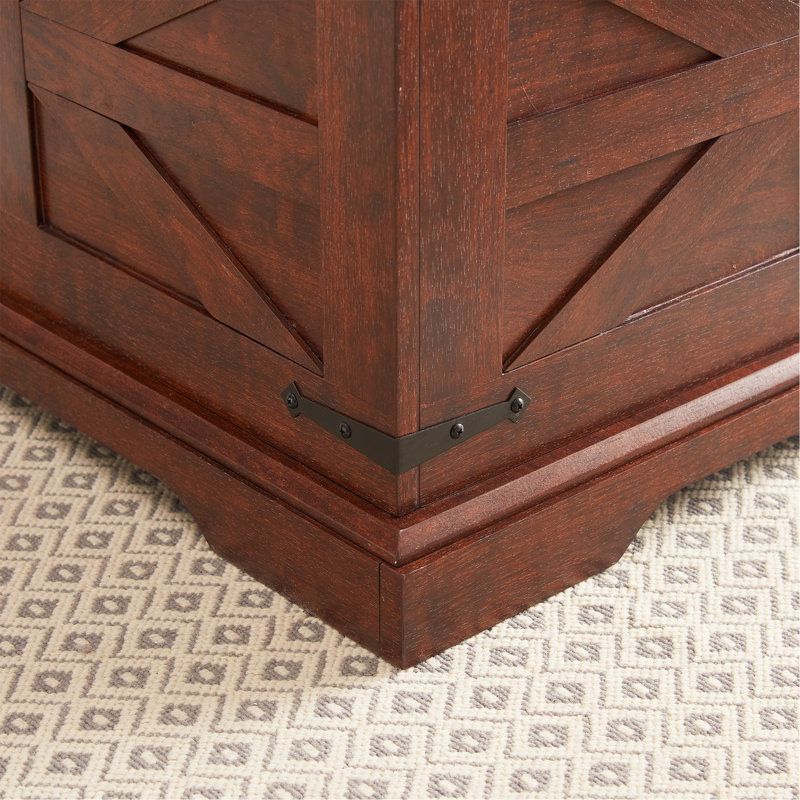 Table basse et table de bout Farmhouse, Plateau en chêne / base brun clair