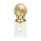 Anders Bathroom Bedroom Wall Fixture With Clear Shade