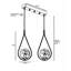 Lustre industriel scandinave de 70 cm de hauteur x 20 cm de diamètre (environ 27,6 po x 7,9 po) | 100% métal, hauteur réglable, douille E27 (40 W maximum) | Finition noire élégante avec peinture séchée au four et revêtement en culbutage-1332548778-1332548773