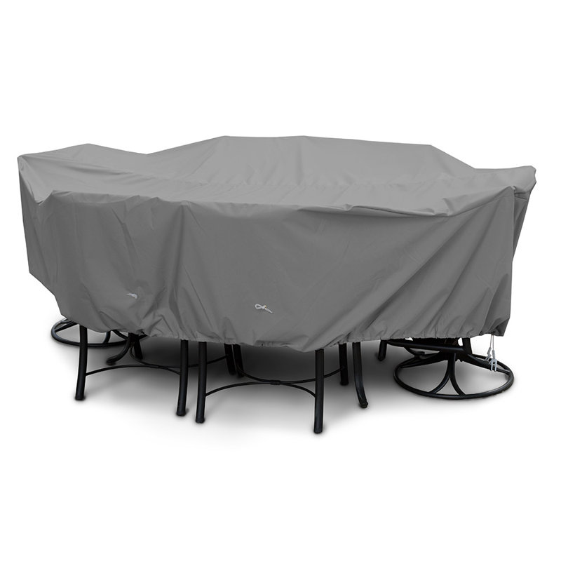 Housse pour ensemble repas Weathermax™, H 34 po x l 86 po x P 121 po, Gris