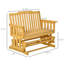 Banc oscillant et oscillant pour 2 personnes Outsunny