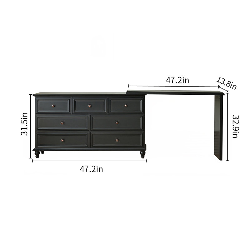Adisynn Vanity, Black