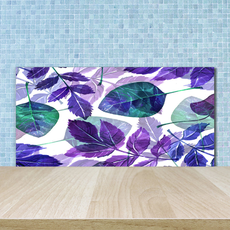 Danialah 50cm W x 100cm L Glass Peel and Stick Panel