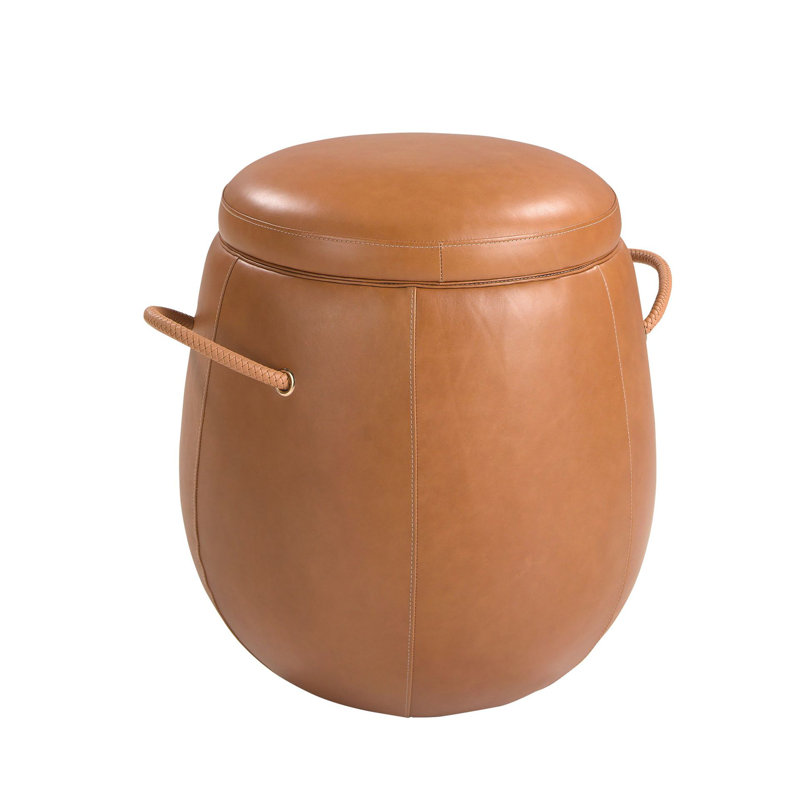 52cm Wide No Pattern Pouffe Ottoman