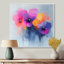 Nyemia Pansies Watercolor Minimimal Blooms - coquelicot, art mural