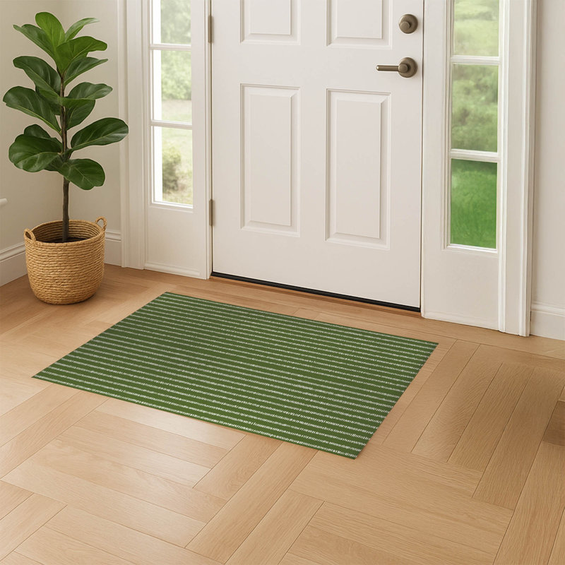 Paillasson Scatter Row, Olive Green, 36" W x 24" L