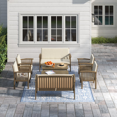 Amorae 8 Piece Sofa Seating Group by Wade Logan