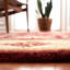 Tapis rouge / beige en laine touffeté à la main Cranmore-19260813