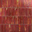 Komorebi Brick Bonfire Red 2X12 Subway Look Polished Glass Tile