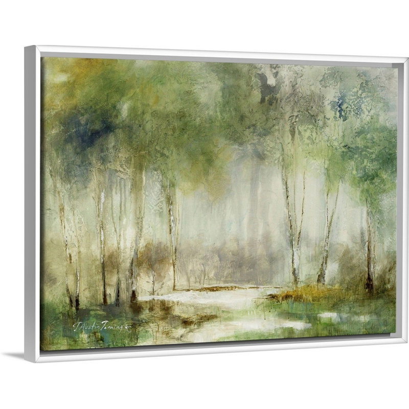 Reproduction d’art sur toile, "The Quiet Life" par J Austin Jennings, Toile blanche encadrée, H 14 po x l 18 po x P 1,75 po
