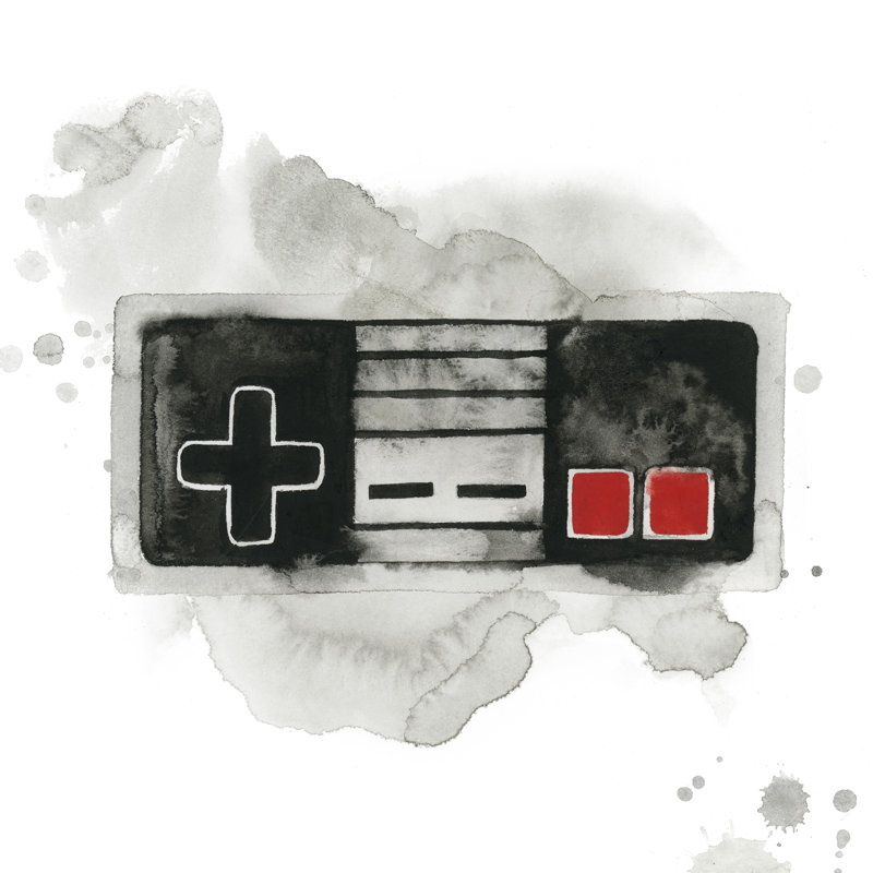 Gamer I by Grace Popp - Wrapped Canvas Painting, 51cm H x 51cm W x 3.8cm D