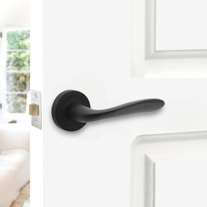Mars Lever Door Handle Matt Black