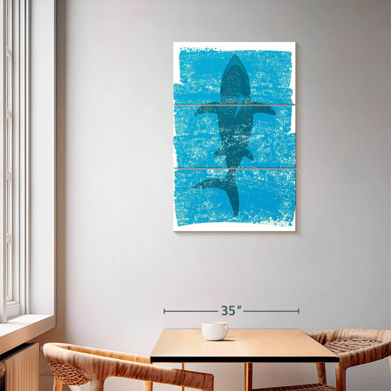 Brampt Simple Shark, 57" H x 36" W