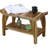 Teak Rectangular Shower Outdoor Bench With Handles-51958393-51958396