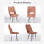 Chaises de salle à manger rembourrées, chaise de cuisine d'appoint en sherpa-1009102699-1009102698
