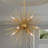 Chisem 9 - Light Gold Sputnik Pendant