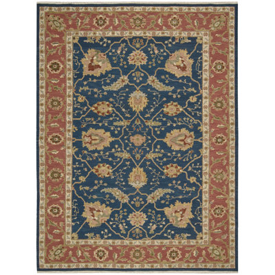 Burnham Wool Oriental Indoor Rug