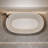 47'' Freestanding Resin Stone Bathtub In Beige, Smooth And Rounded Edges, Excellent Insulation Performance Beige Solid Surface Soaking Tub, Material, Wear-