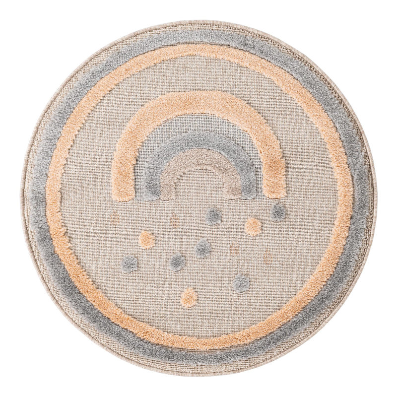 Tapis pour enfant fantaisiste Unique Loom, Rond 3 pi 1 po