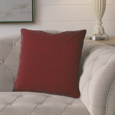Housse de coussin carré en coton Mansel