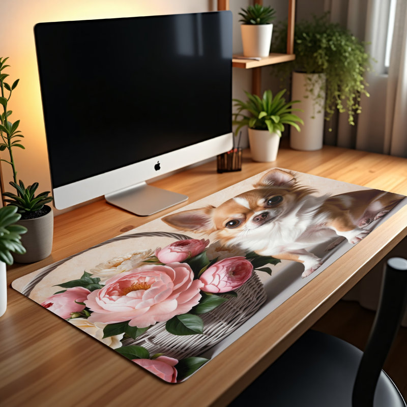 Polyester Desk Pad, 31.5x15.5