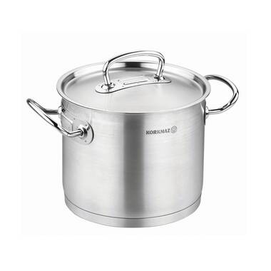 Tramontina Proline 16-Quart Stainless Steel Stock Pot with Lid