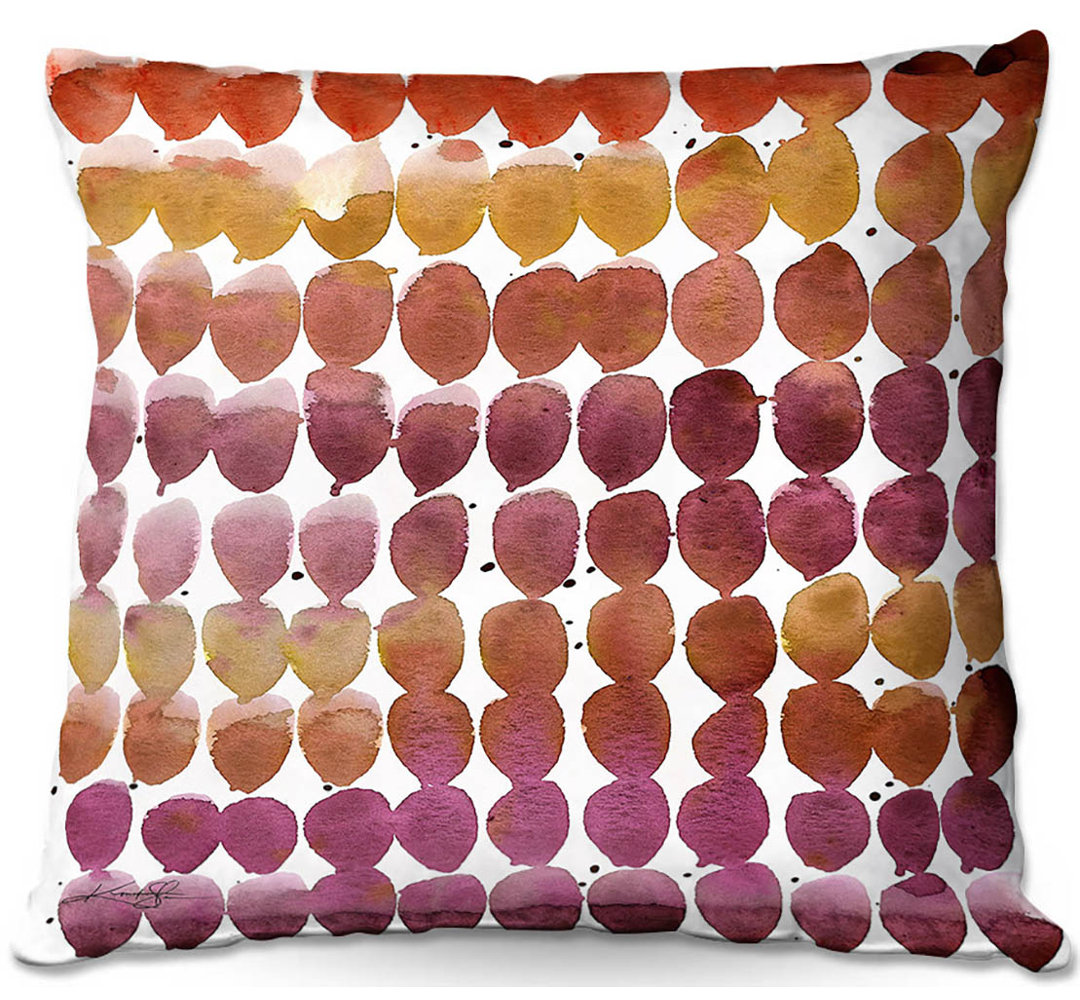  Couch Color Jewels IV Square Pillow Cover & Insert DiaNoche Designs 