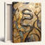 Ensemble de 1 tableau sur toile représentant un serpent artistique-129117765-129117762