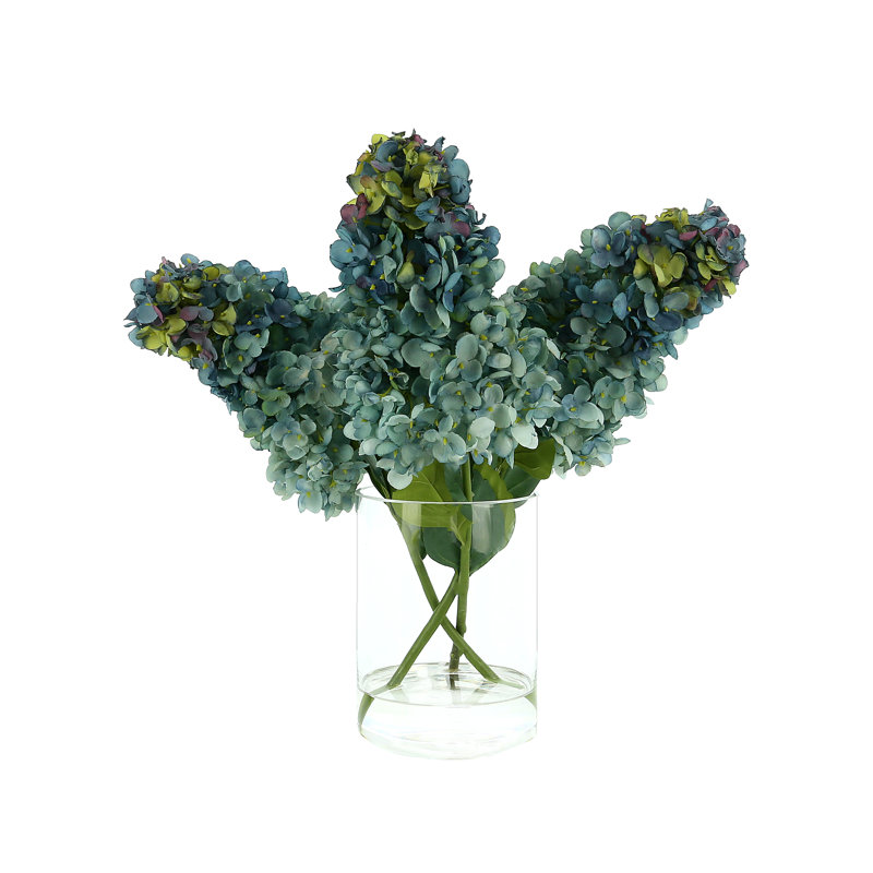 Luxe Cone Hydrangea Arrangement, Blue