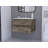 31.73'' Wall Mounted Single Bathroom Vanity with Ceramic Top