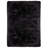 Hagay Shag Fluffy Faux Sheepskin Fur Area Rug in Black-876573061