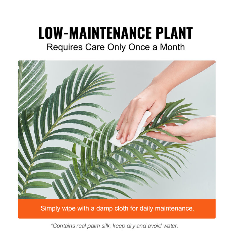 121.9cm Faux Palm Tree in Planter
