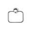 Croydex Stick N Lock Adhesive Chrome Towel Ring